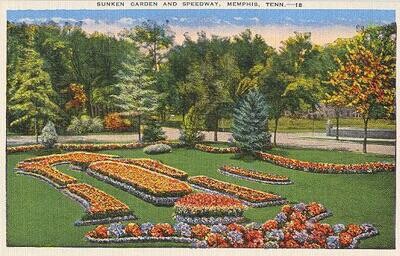 1930s Sunken Garden and Speedway, Memphis, Tennessee