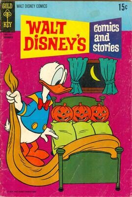 Walt Disney&#39;s Comics and Stories #362, November 1970, Gold Key Comics 15¢ cover