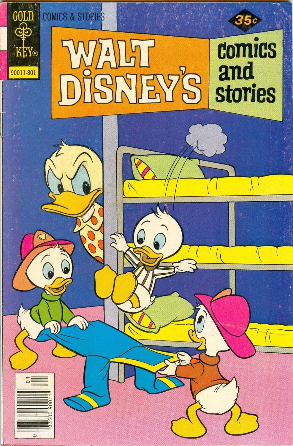Walt Disney&#39;s Comics and Stories #448, January 1978, Gold Key Comics 35¢ cover