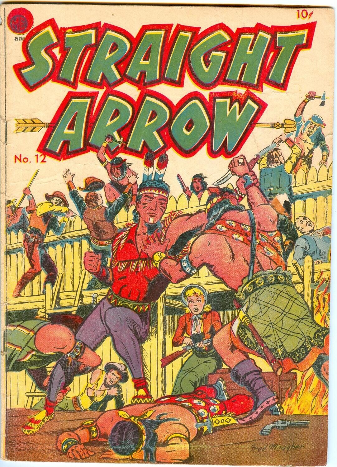 Straight Arrow #12, Magazine Enterprises/Superior, c. May 1951, 10¢ Canadian