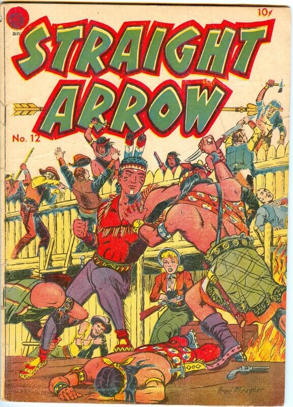 Straight Arrow #12, Magazine Enterprises/Superior, c. May 1951, 10¢ Canadian