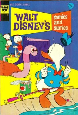 Walt Disney&#39;s Comics and Stories #406, July 1974, Whitman Comics 25¢ cover