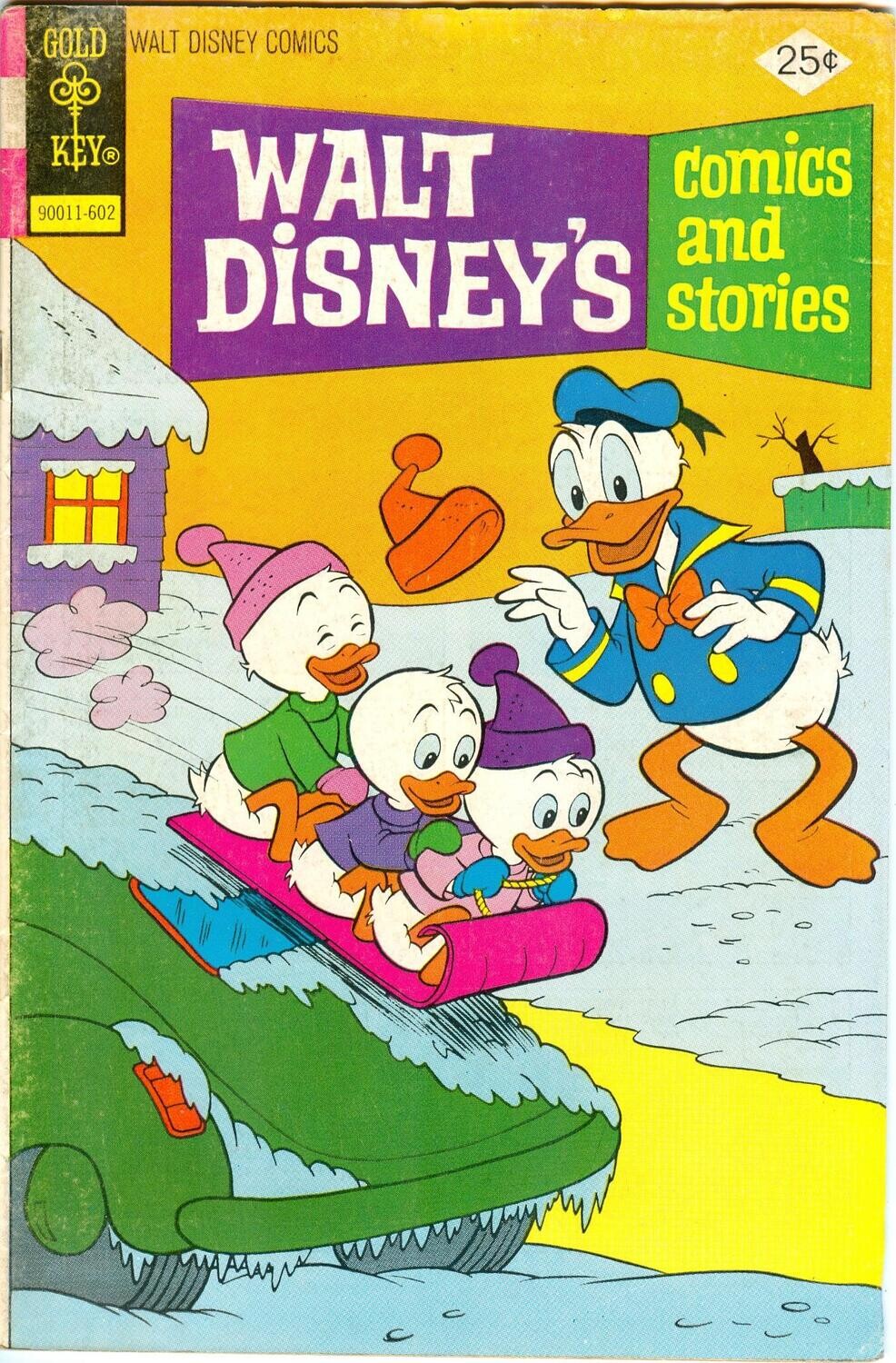 Walt Disney&#39;s Comics and Stories #425, February 1976, Gold Key Comics 25¢ cover
