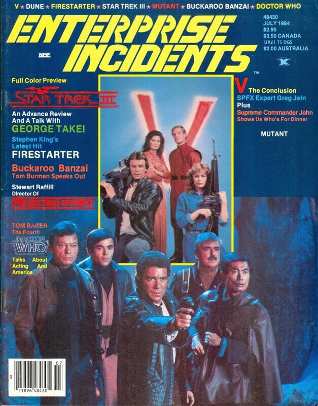 Enterprise Incidents #19 - July 1984 - Star Trek &amp; science fiction fanzine