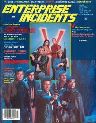 Enterprise Incidents #19 - July 1984 - Star Trek &amp; science fiction fanzine