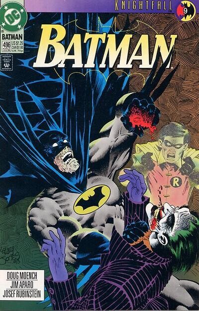 Batman #496 (Early July 1993) Kelley Jones cover NM