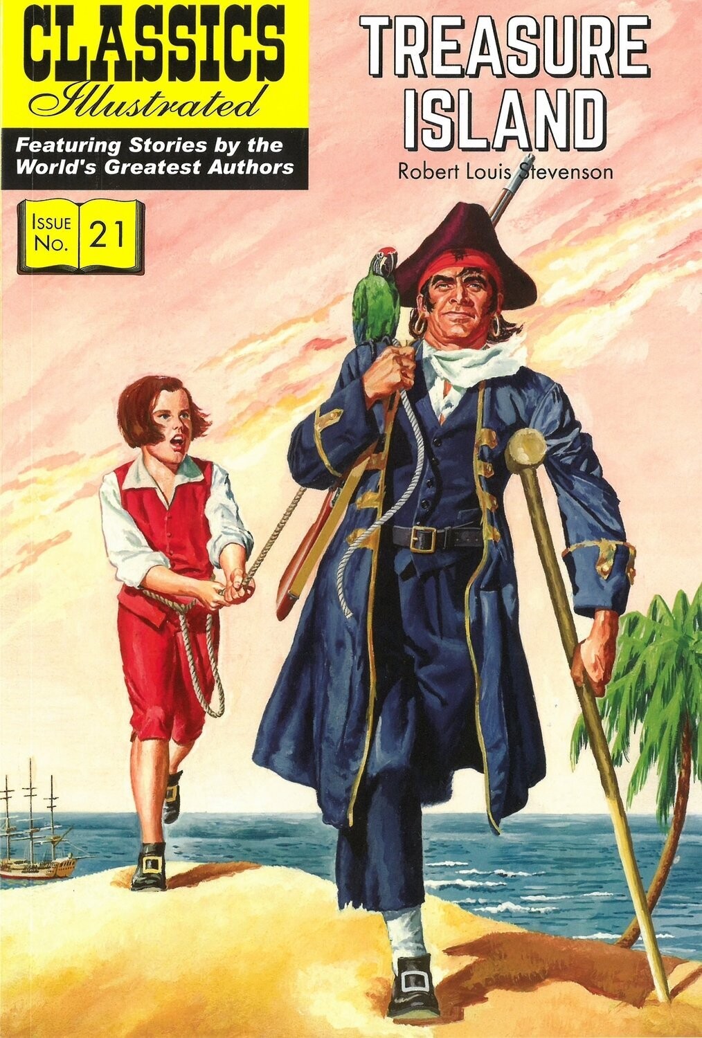 UK Classics Illustrated #21 - Treasure Island - June 2010, new copy!
