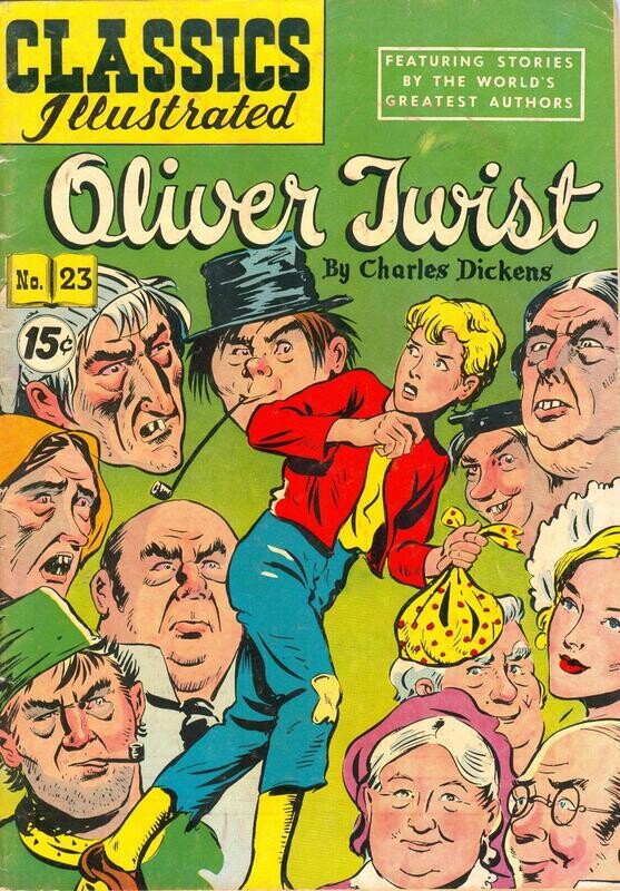Classics Illustrated #23 (HRN 94) - Oliver Twist - c. January 1952 LDC