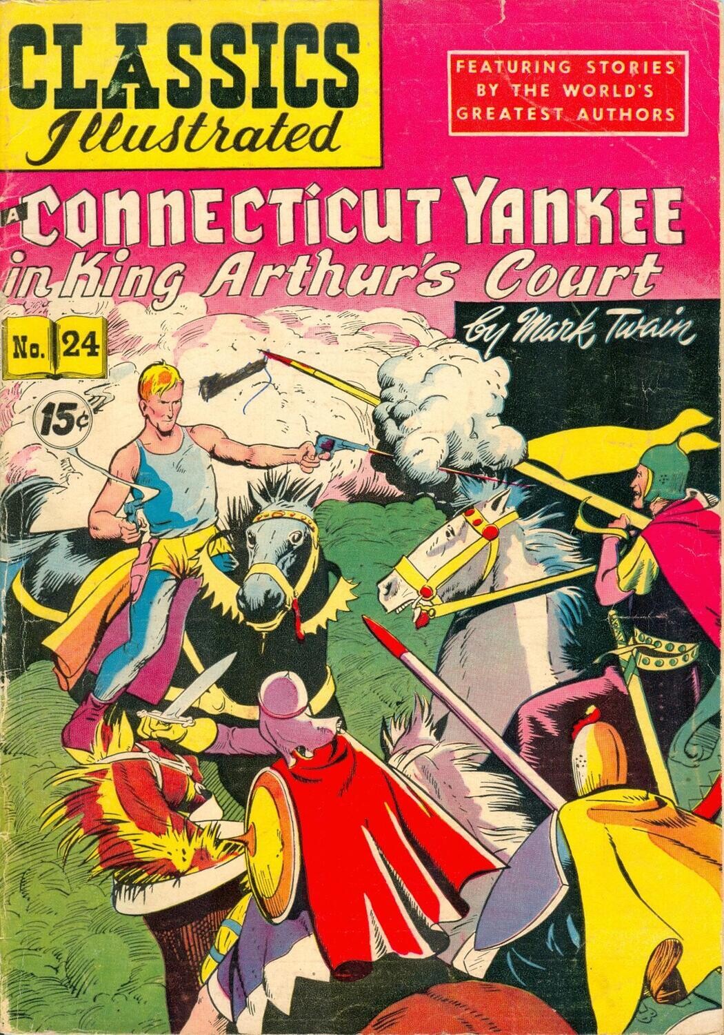 Classics Illustrated #24 (HRN 87) - Connecticut Yankee - c. September 1951 LDC