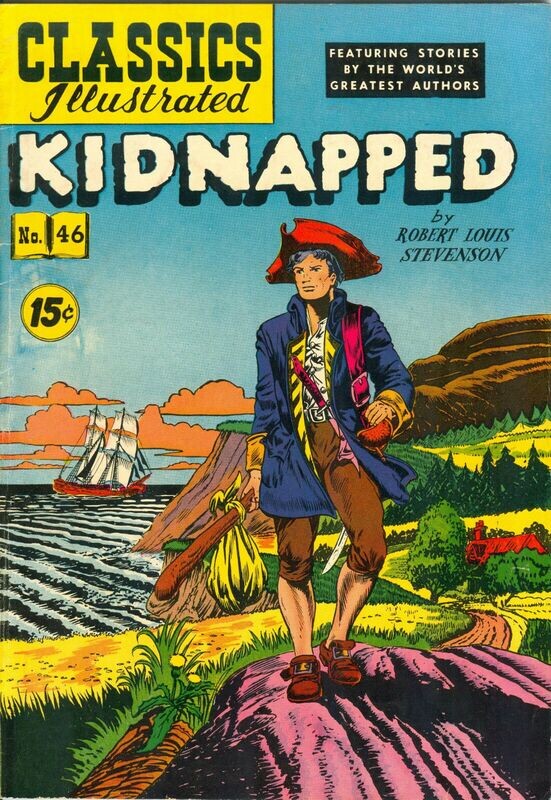 Classics Illustrated #46 - Kidnapped - HRN 87 c. September 1951 LDC