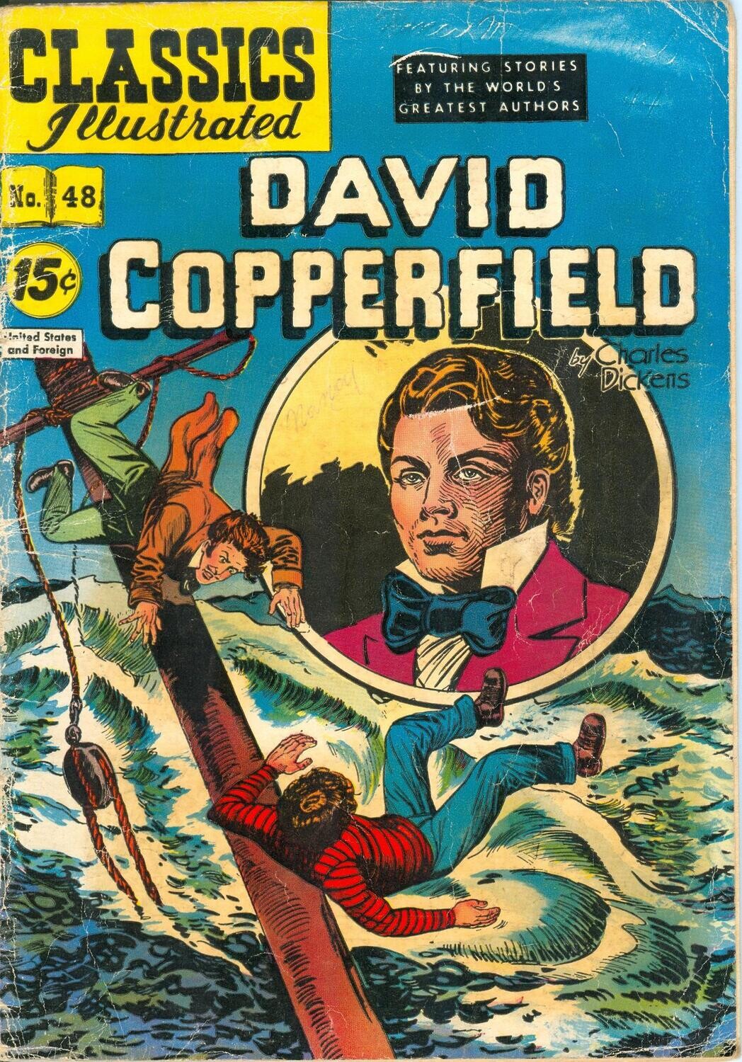 Classics Illustrated #48 - David Copperfield - HRN 87 c. September 1951 LDC