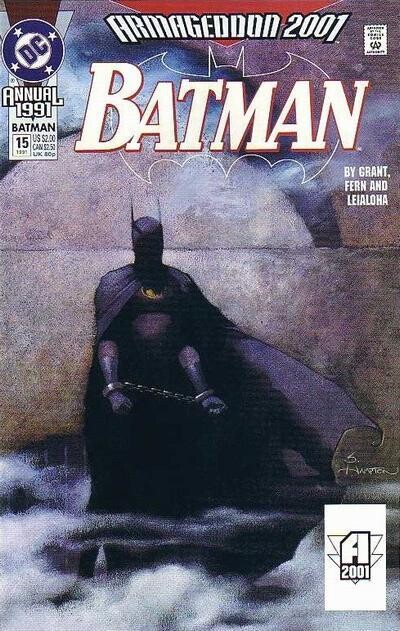 Batman Annual #15 (1991) Scott Hampton painted cover