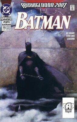 Batman Annual #15 (1991) Scott Hampton painted cover