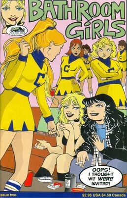 Bathroom Girls #2, Summer 1998, $2.95 cover price, Modern Comics