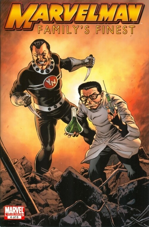 Marvelman Family&#39;s Finest #4 $3.99, Mike Perkins cover art, November 2010