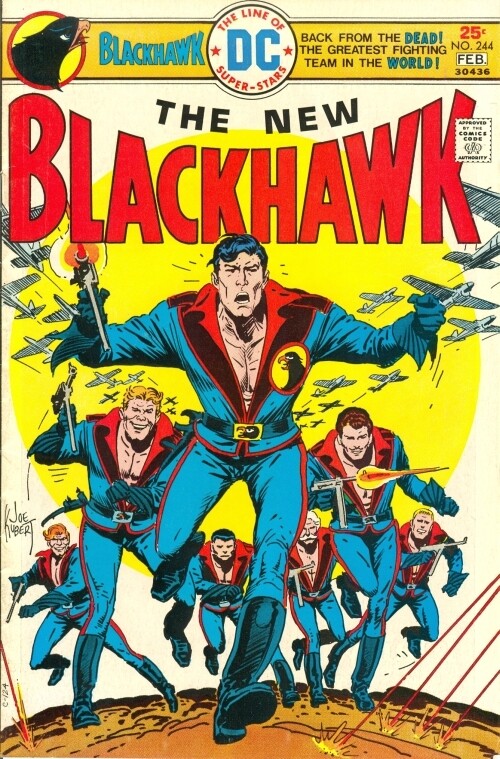 Blackhawk #244, January-February 1976 - DC Comics, 25¢ cover, Joe Kubert