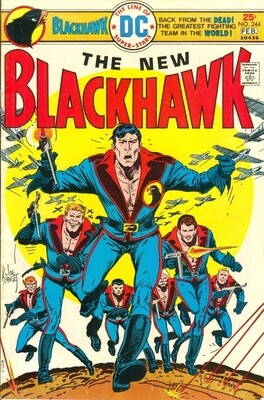 Blackhawk #244, January-February 1976 - DC Comics, 25¢ cover, Joe Kubert