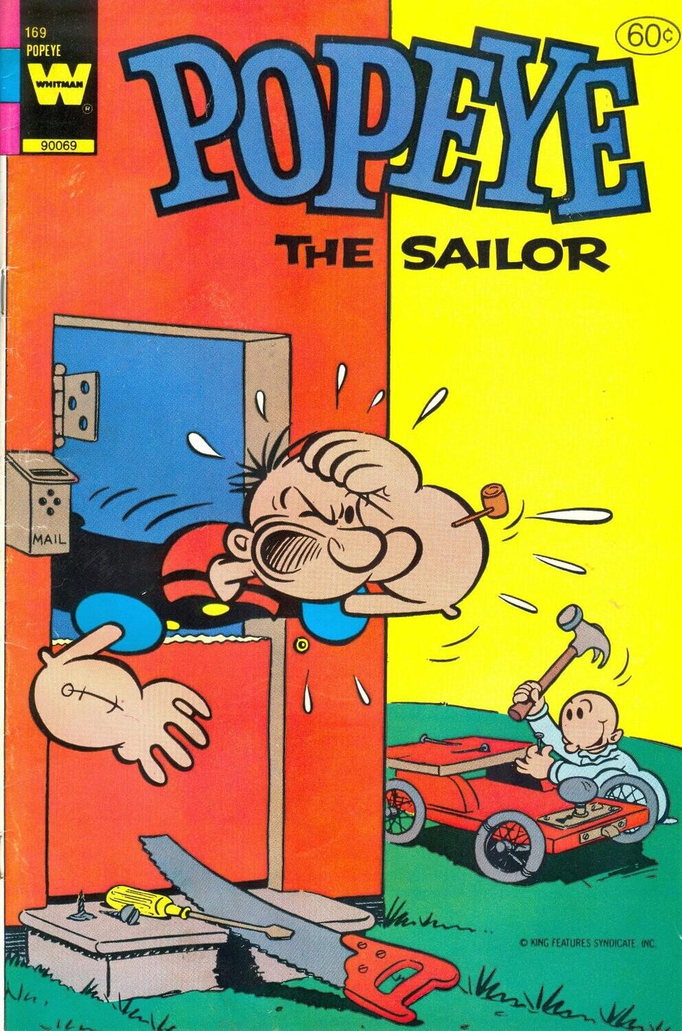 Popeye the Sailor #169 - Whitman Comics, circa 1982 - 60¢ cover price