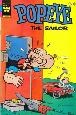 Popeye the Sailor #169 - Whitman Comics, circa 1982 - 60¢ cover price