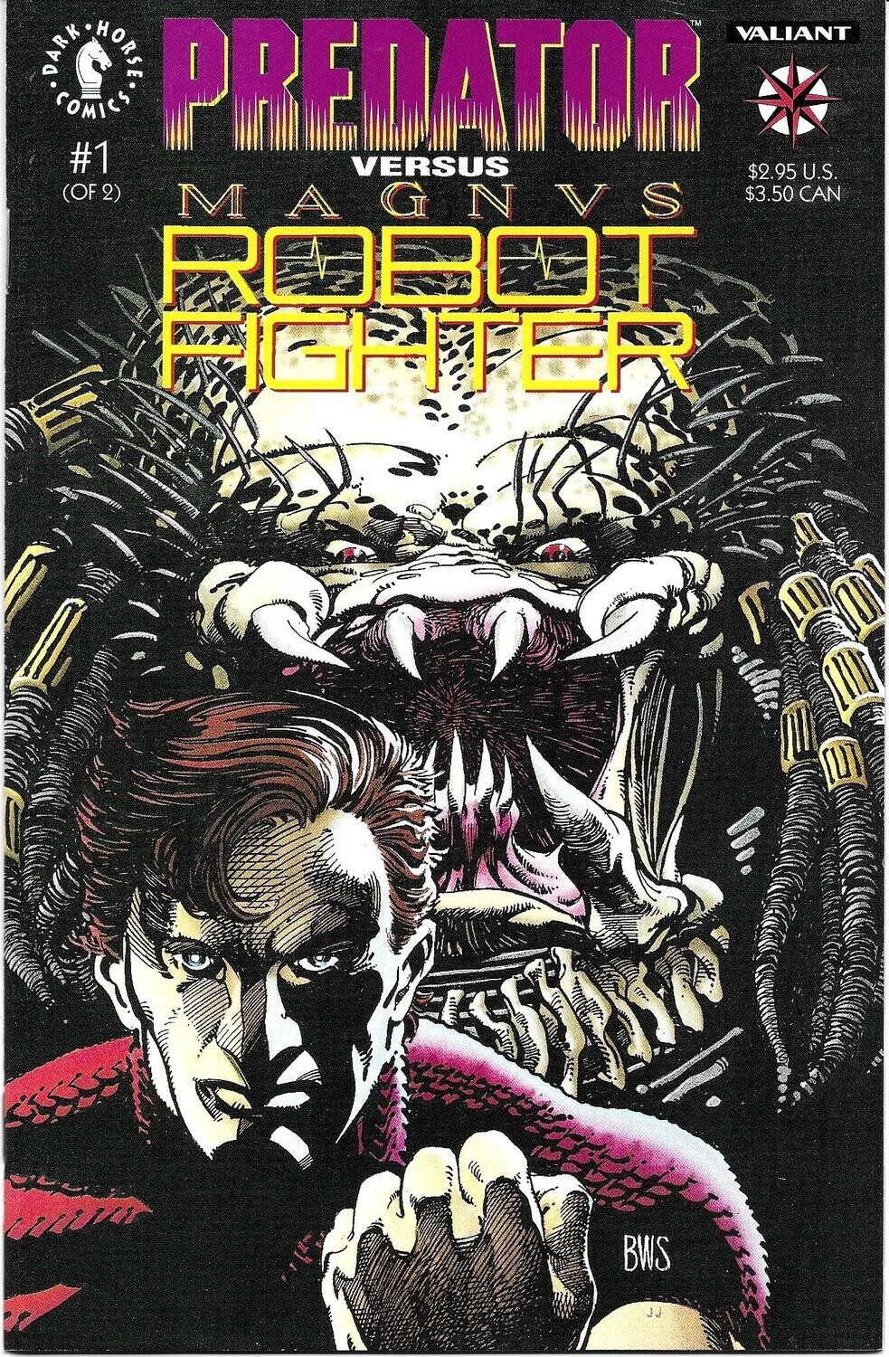Predator vs. Magnus Robot Fighter #1-2 - 1992/1993 - $2.95, Barry Windsor-Smith