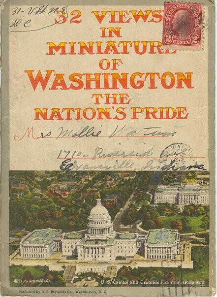 1920s - 32 Views of Washington D.C. view card