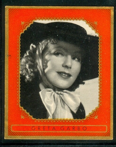 1937: Greta Garbo, Swedish Superstar, vintage cigarette card #253