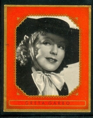 1937: Greta Garbo, Swedish Superstar, vintage cigarette card #253