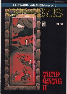 Cerebus #28 - Dave Sim cover &amp; interior, July 1981, Aardvark-Vanaheim