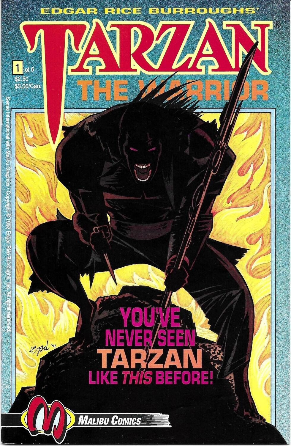 Tarzan the Warrior #1, Malibu Comics - March 19 1992 $2.50 Marc Hempel cover