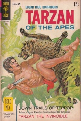 Edgar Rice Burroughs&#39; Tarzan of the Apes #183, Gold Key, April 1969 - 15¢