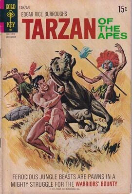 Edgar Rice Burroughs&#39; Tarzan of the Apes #205, Gold Key, December 1971 - 15¢