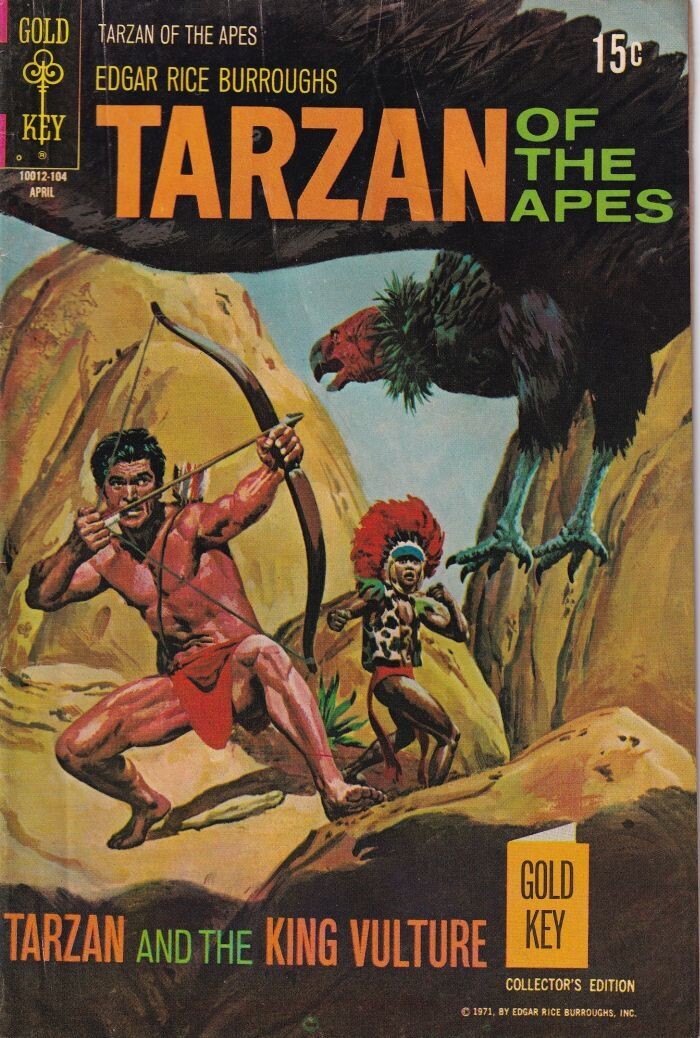 Edgar Rice Burroughs&#39; Tarzan of the Apes #199, Gold Key, April 1971 - 15¢
