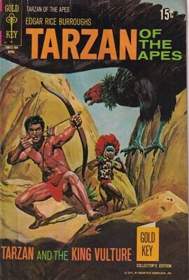 Edgar Rice Burroughs&#39; Tarzan of the Apes #199, Gold Key, April 1971 - 15¢