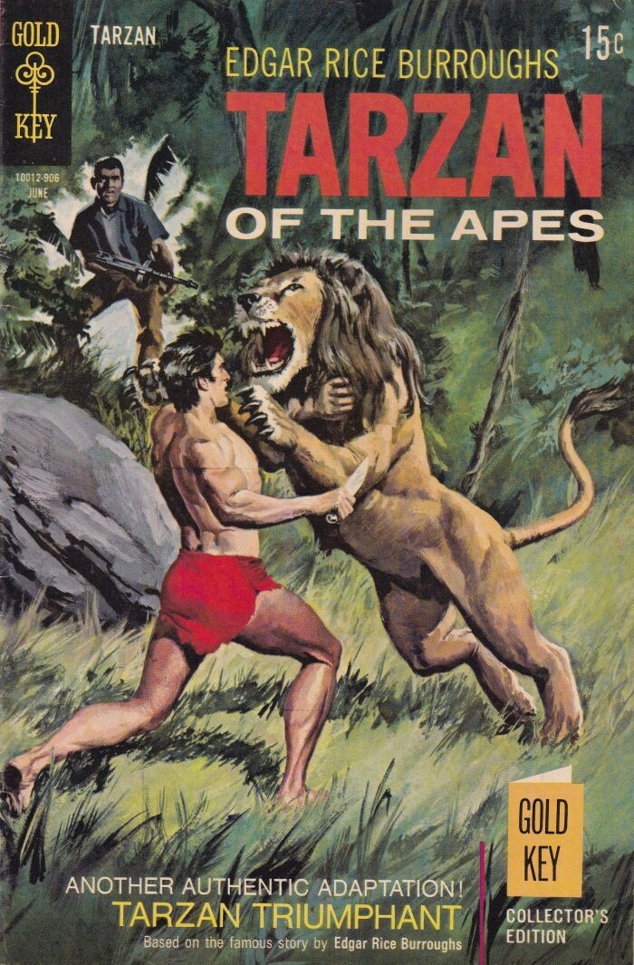 Edgar Rice Burroughs&#39; Tarzan of the Apes #184, Gold Key, June 1969 - 15¢
