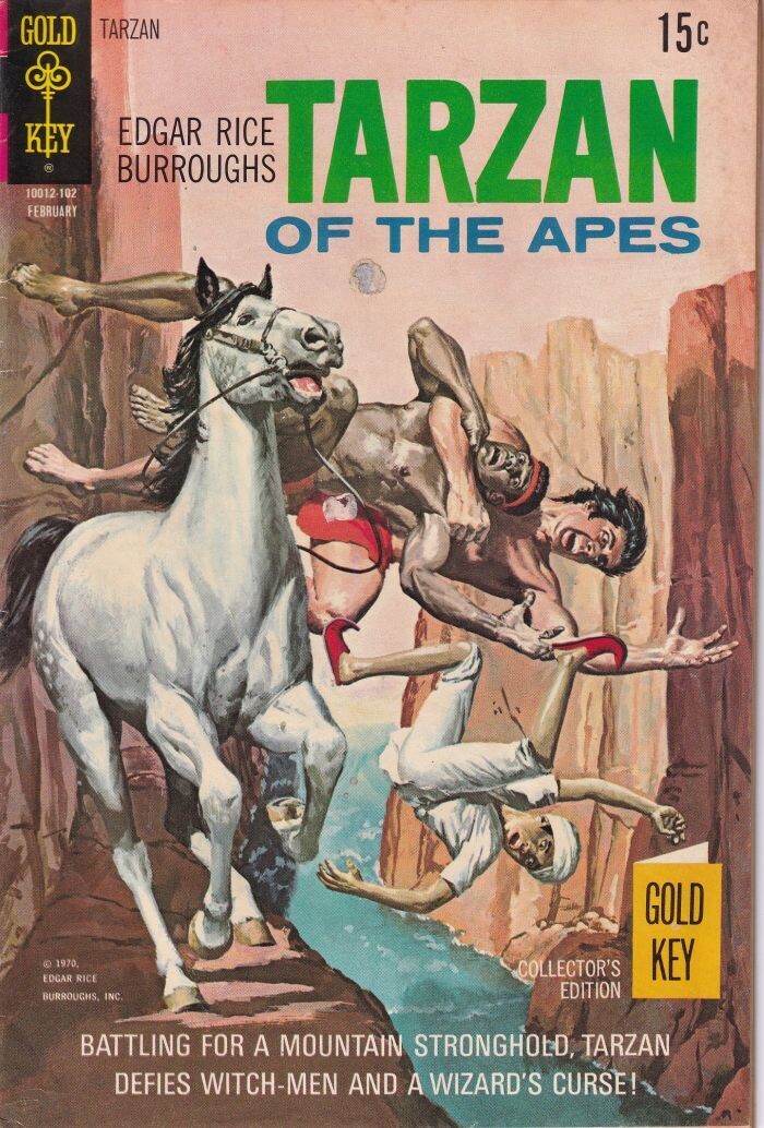 Edgar Rice Burroughs&#39; Tarzan of the Apes #198, Gold Key, February 1971 - 15¢