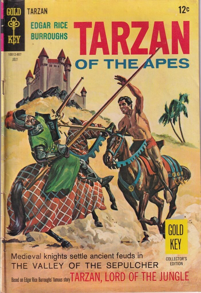 Edgar Rice Burroughs&#39; Tarzan of the Apes #177, Gold Key, July 1968 - 12¢