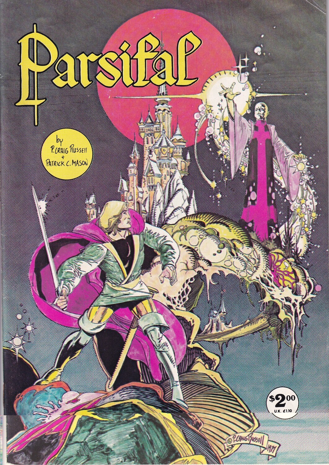 Parsifal - P. Craig Russell cover &amp; interior, May 1978, Star*Reach