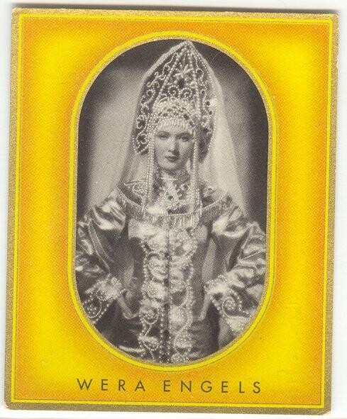 1936: Wera Engels, Vera Engel, Vera Engels card #191