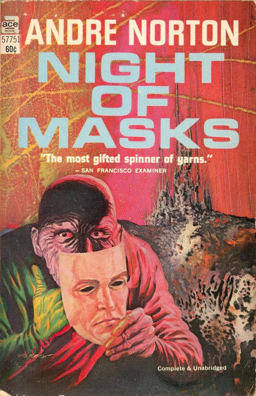 Night of Masks by Andre Norton - Ace #57751 - 1964 vintage SF paperback 60¢