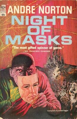 Night of Masks by Andre Norton - Ace #57751 - 1964 vintage SF paperback 60¢
