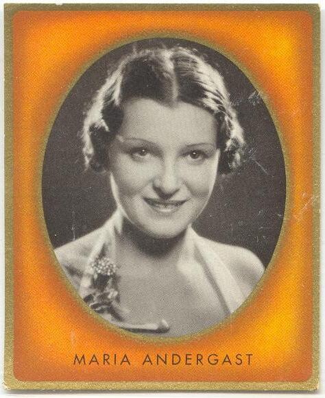 Maria Andergast, German Actress, 1936 photo card #70