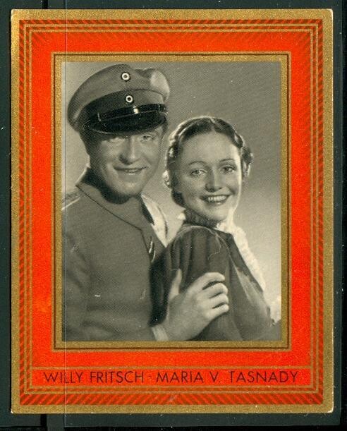 1937 - Willy Fritsch &amp; Maria von Tasnady - card #288