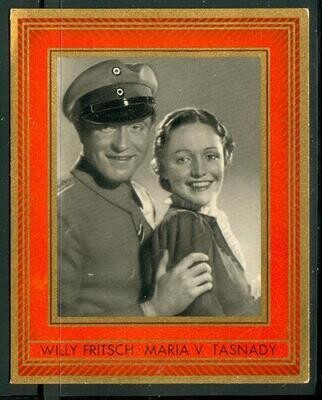 1937 - Willy Fritsch &amp; Maria von Tasnady - card #288