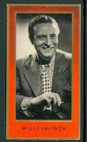 1936 - Willy Fritsch - cigarette card #62