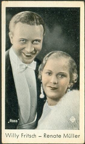 1930s - Willy Fritsch &amp; Renate Müller - card #73