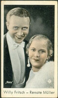 1930s - Willy Fritsch &amp; Renate Müller - card #73