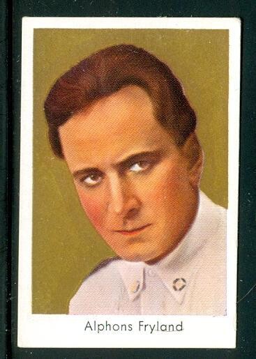 1930s: Alphons Fryland - card #93