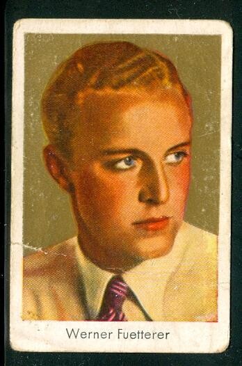 1930s: Werner Fuetterer - color cigarette card #48