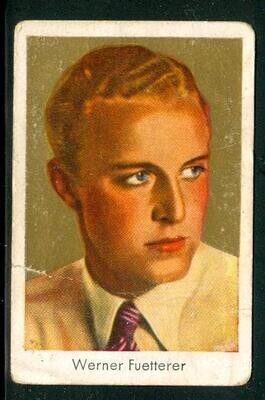 1930s: Werner Fuetterer - color cigarette card #48