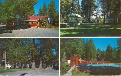 Fort Creek Resort, Ft. Klamuth, Oregon, near Crater Lake - Chrome Postcard